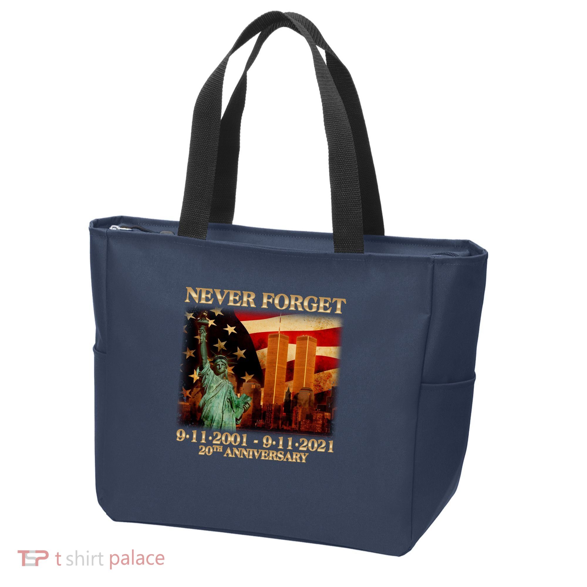 Never Forget September 11 9/11 20th Anniversary Tote Bag