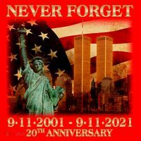 Never Forget September 11 9/11 20th Anniversary Santa Hat thumb 1