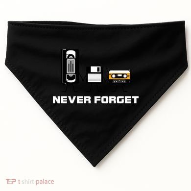 Never Forget Vintage Tapes USA-Made Doggie Bandana