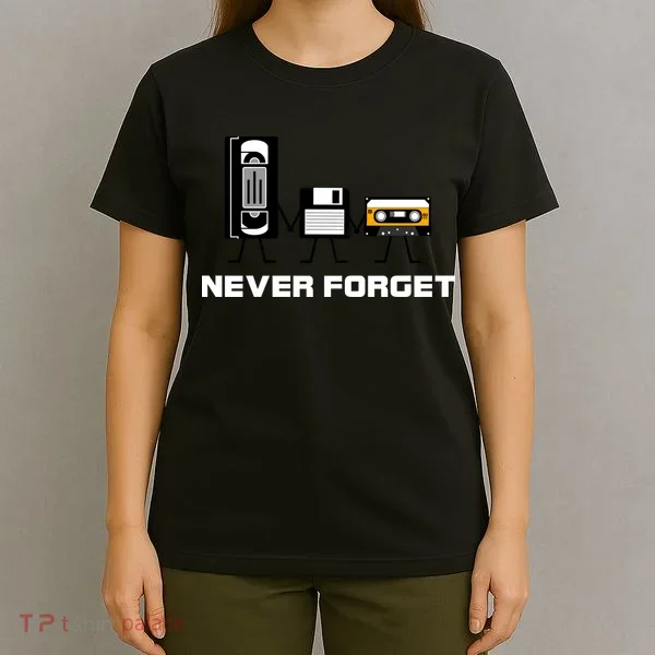 Never Forget Vintage Tapes T-Shirt