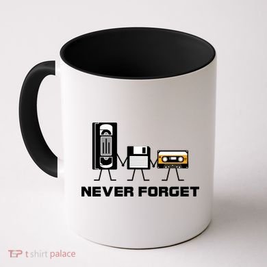 Never Forget Vintage Tapes Coffee Mug