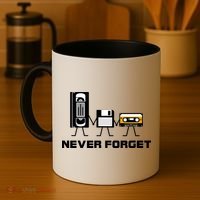 Never Forget Vintage Tapes Coffee Mug thumb 4