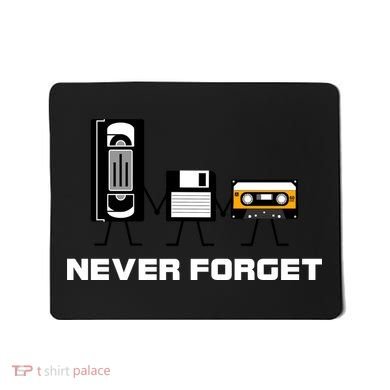 Never Forget Vintage Tapes Mousepad
