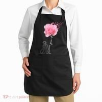 Never Give Up Breast Cancer Rose Apron thumb 2