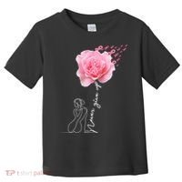Never Give Up Breast Cancer Rose Toddler T-Shirt thumb 0