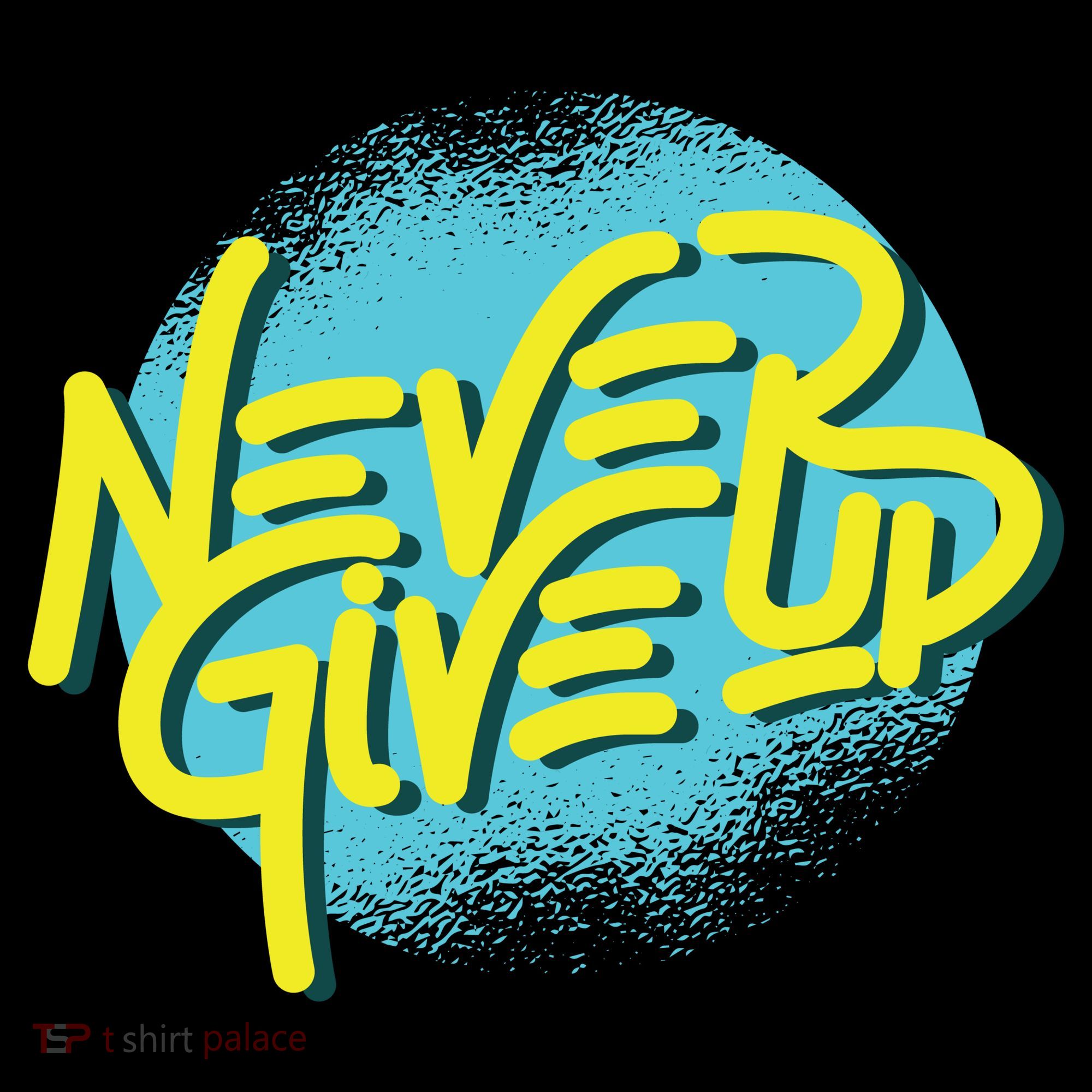 Never Give Up Motivational USA-Made Doggie Bandana