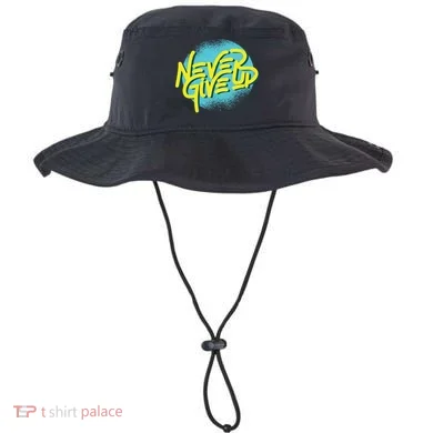 Never Give Up Motivational Bucket Hat