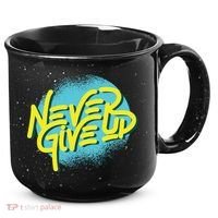 Never Give Up Motivational 15oz Campfire Ceramic Mug thumb 0