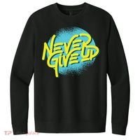 Never Give Up Motivational V.I.T. Fleece Crew Sweatshirt thumb 0