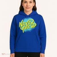 Never Give Up Motivational Hoodie thumb 5