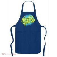 Never Give Up Motivational Apron thumb 0