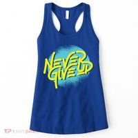 Never Give Up Motivational Women's Tank Top thumb 0