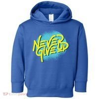 Never Give Up Motivational Toddler Hoodie thumb 0