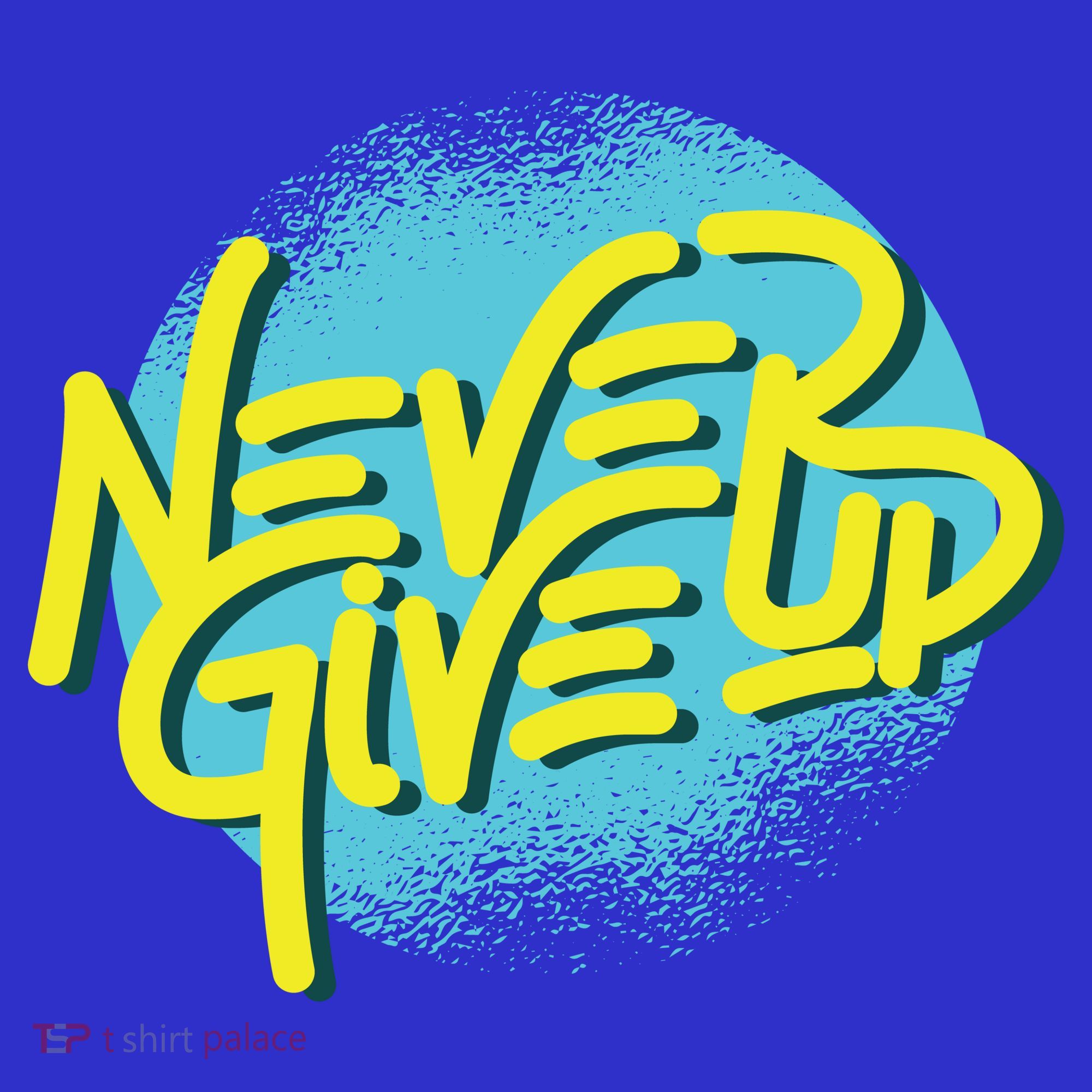 Never Give Up Motivational Tote Bag