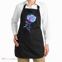 Never Give Up Suicide Awareness Ribbon Rose Apron thumb 2