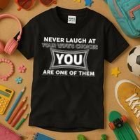 Never Laugh At Your Wife's Choices Kids T-Shirt thumb 3