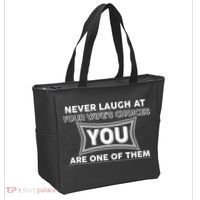 Never Laugh At Your Wife's Choices Tote Bag thumb 2