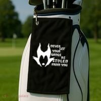 Never Let Your Wings Be Stolen Golf Towel thumb 2