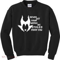 Never Let Your Wings Be Stolen Kids Sweatshirt thumb 0