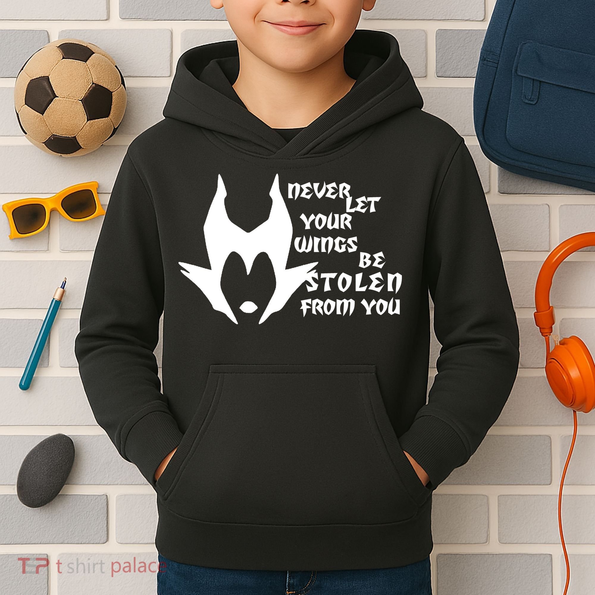 Never Let Your Wings Be Stolen Kids Hoodie