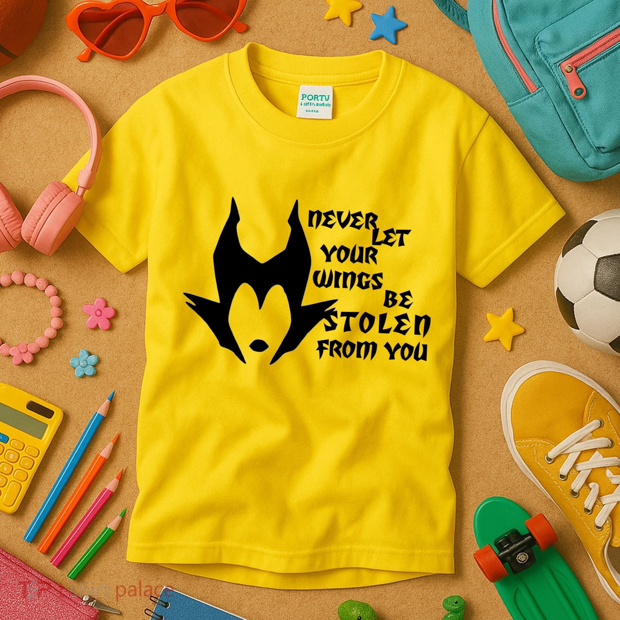 Never Let Your Wings Be Stolen Kids T-Shirt