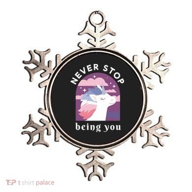 Never Stop Being You Unicorn Ornament