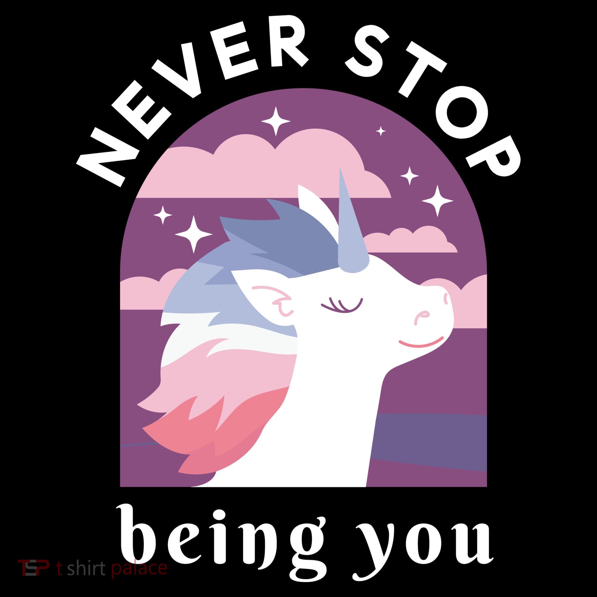 Never Stop Being You Unicorn Ornament