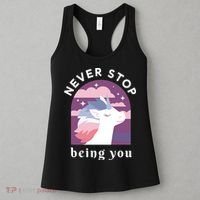 Never Stop Being You Unicorn Women's Tank Top thumb 3