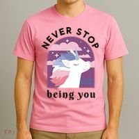 Never Stop Being You Unicorn T-Shirt thumb 3