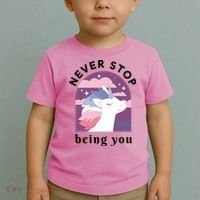 Never Stop Being You Unicorn Toddler T-Shirt thumb 2