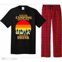 Never Take Camping Advice From Me You'll End Up Drunk Pajama Set thumb 0