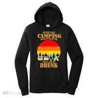 Never Take Camping Advice From Me You'll End Up Drunk Women's Hoodie thumb 0