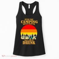 Never Take Camping Advice From Me You'll End Up Drunk Women's Tank Top thumb 0