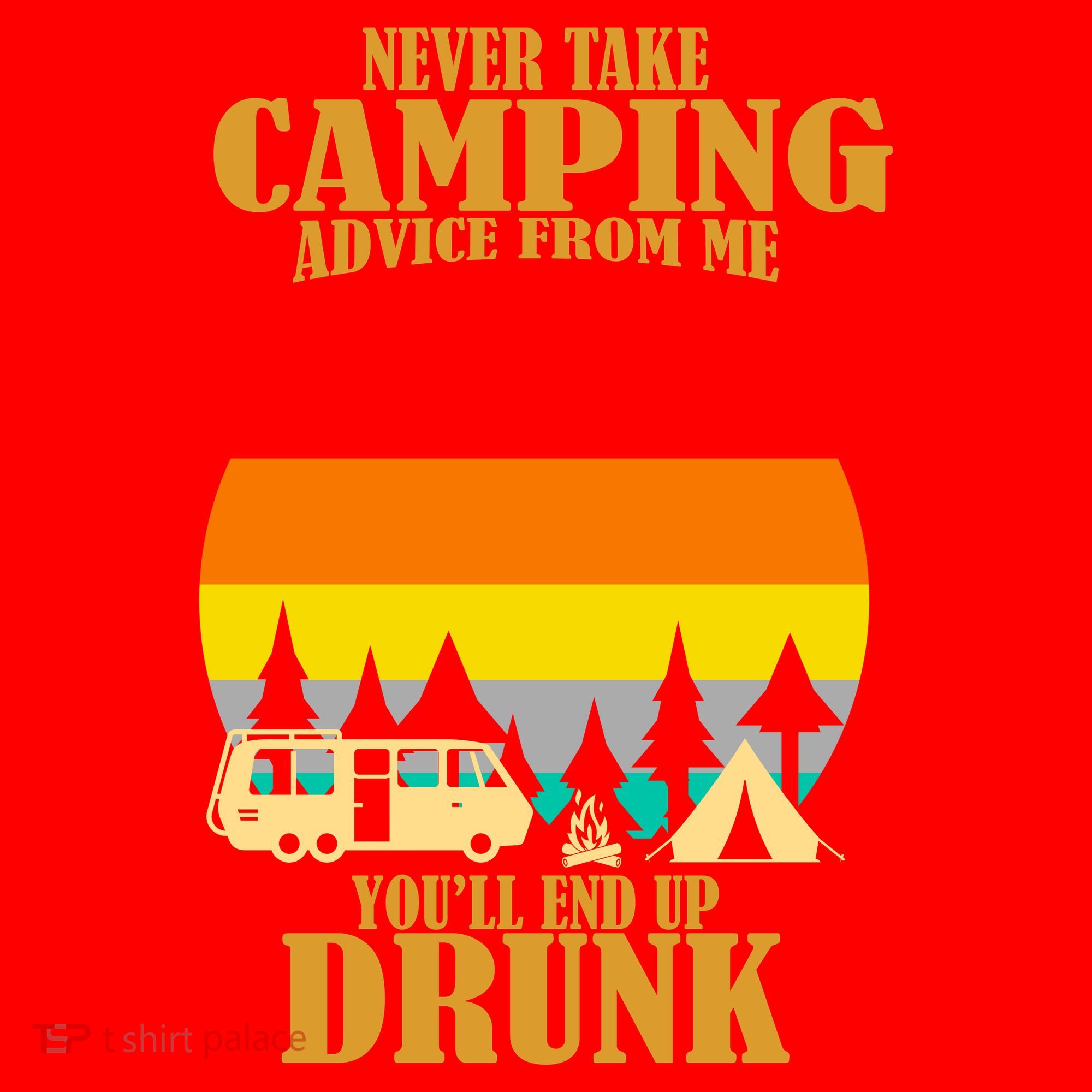 Never Take Camping Advice From Me You'll End Up Drunk Santa Hat