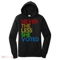 Never The Less She Voted Women's Hoodie thumb 0
