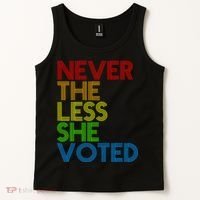 Never The Less She Voted Tank Top thumb 2