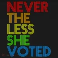 Never The Less She Voted Toddler T-Shirt thumb 4
