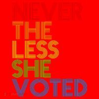 Never The Less She Voted Santa Hat thumb 1