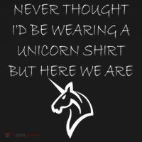 Never Thought I'd Wear A Unicorn Kids Long Sleeve Shirt thumb 2