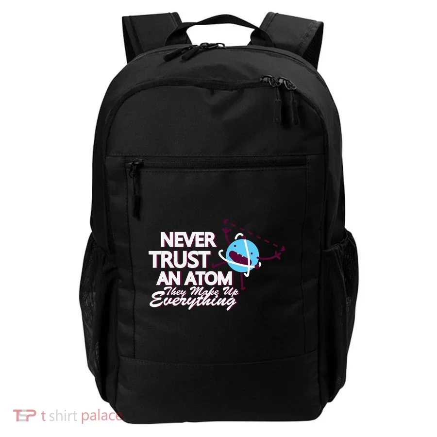 Never Trust An Atom Backpack