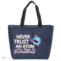 Never Trust An Atom Tote Bag thumb 0