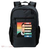 Never Underestimate A Girl With A Book RBG Tribute Backpack thumb 0