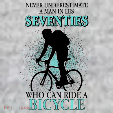 Never Underestimate A Man In His Seventies Who Can Ride A Bicycle The Baniff Cuffed Pom Beanie