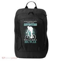 Never Underestimate A Man In His Seventies Who Can Ride A Bicycle City Backpack thumb 0