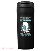 Never Underestimate A Man In His Seventies Who Can Ride A Bicycle 24oz Duet Stainless Steel Tumbler thumb 0