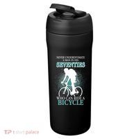 Never Underestimate A Man In His Seventies Who Can Ride A Bicycle 24oz Duet Stainless Steel Tumbler thumb 3