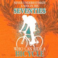 Never Underestimate A Man In His Seventies Who Can Ride A Bicycle Kati Licensed 12" Camo Cuffed Beanie thumb 2