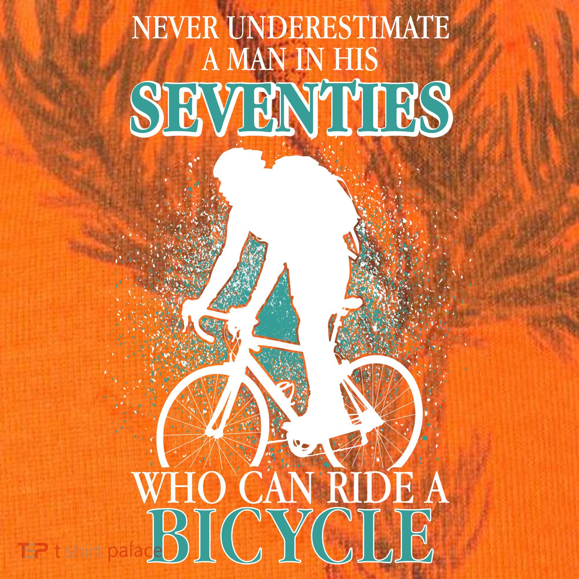 Never Underestimate A Man In His Seventies Who Can Ride A Bicycle Kati Licensed 12" Camo Cuffed Beanie