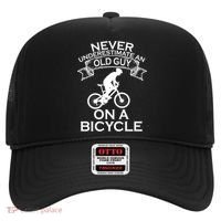 Never Underestimate An Old Guy On A Bike Hat thumb 0
