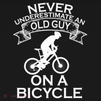 Never Underestimate An Old Guy On A Bike Kids Long Sleeve Shirt thumb 2